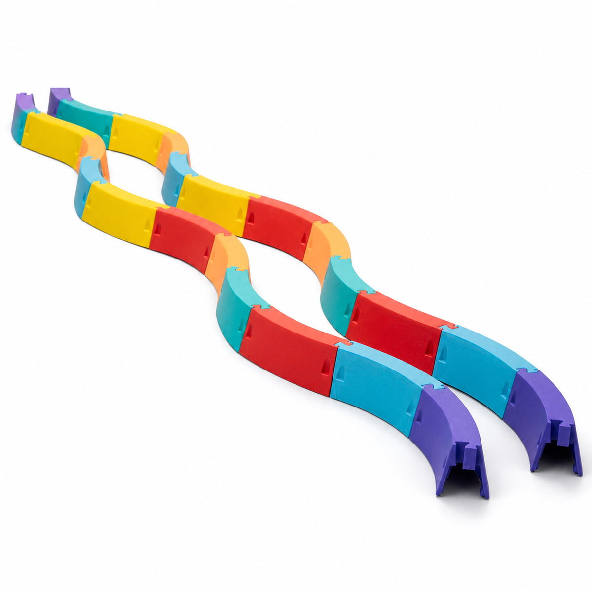 Balance Beam — Trapezoid Stepping Stones for Balance Play | 6 or 12 Pcs