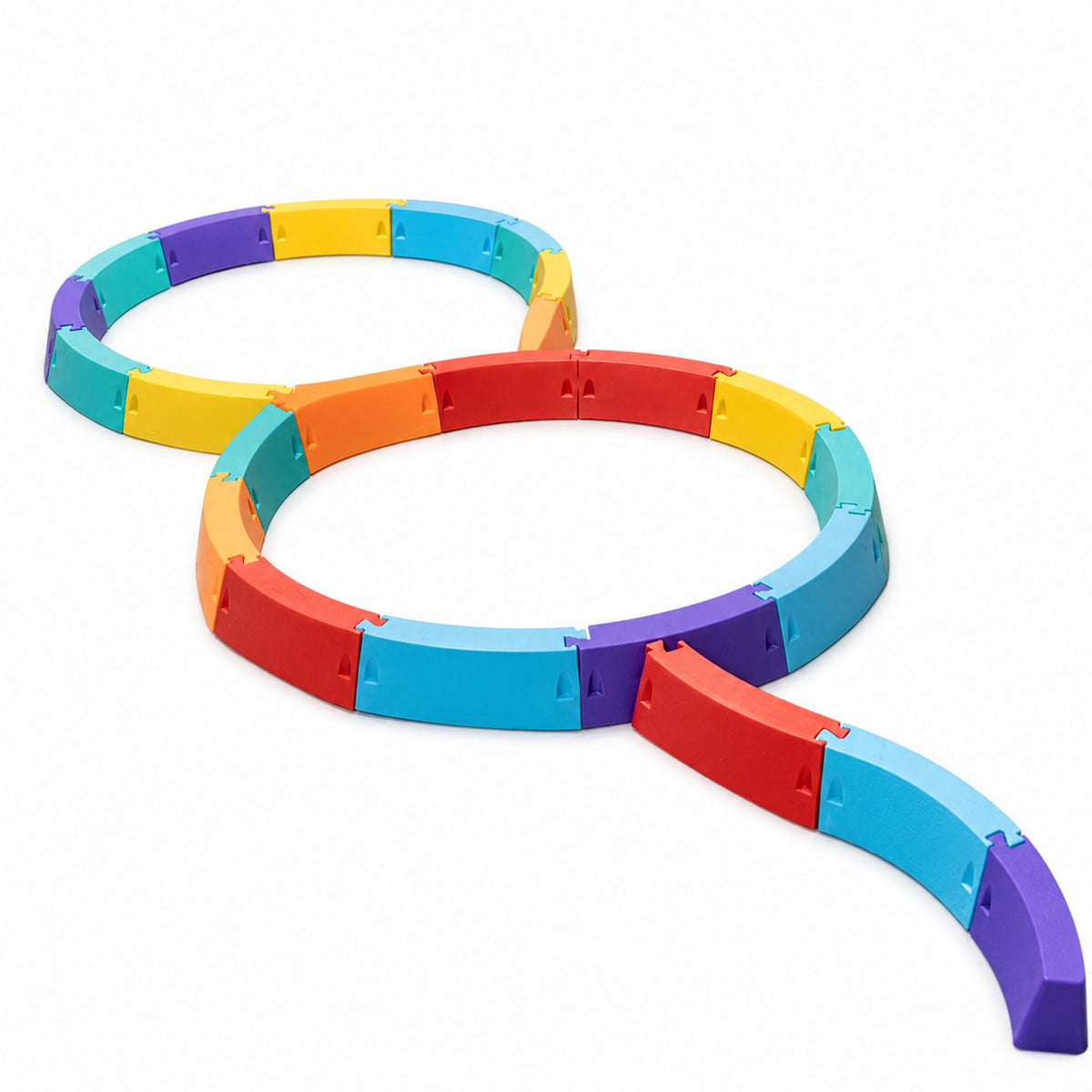 Balance Beam — Trapezoid Stepping Stones for Balance Play | 6 or 12 Pcs