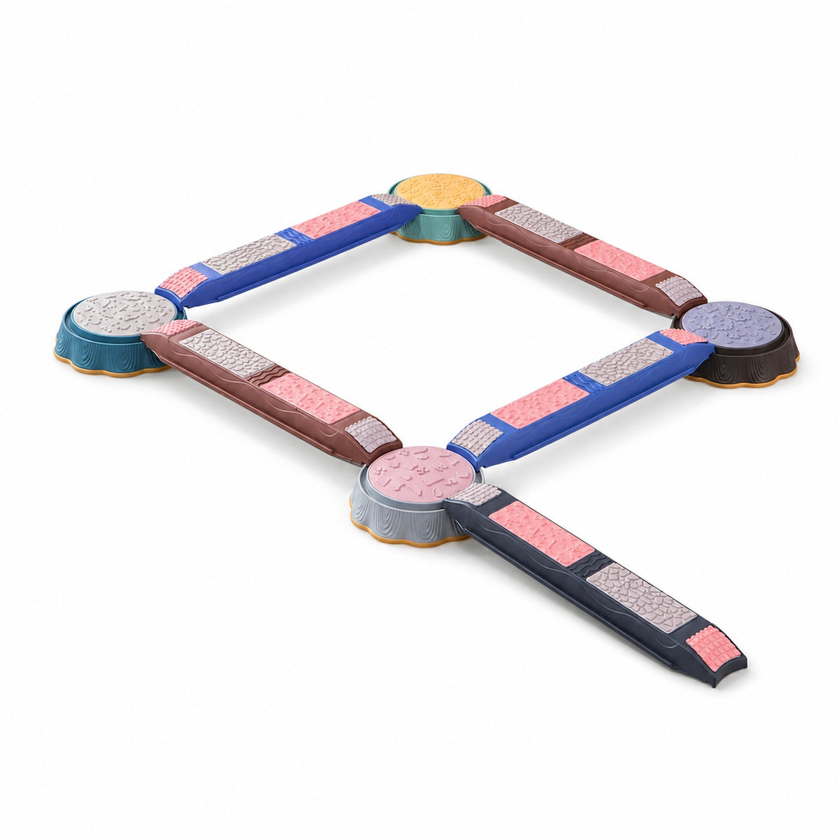 Kids Balance Board — 6 Planks & 6 Stumps Balance Training Set
