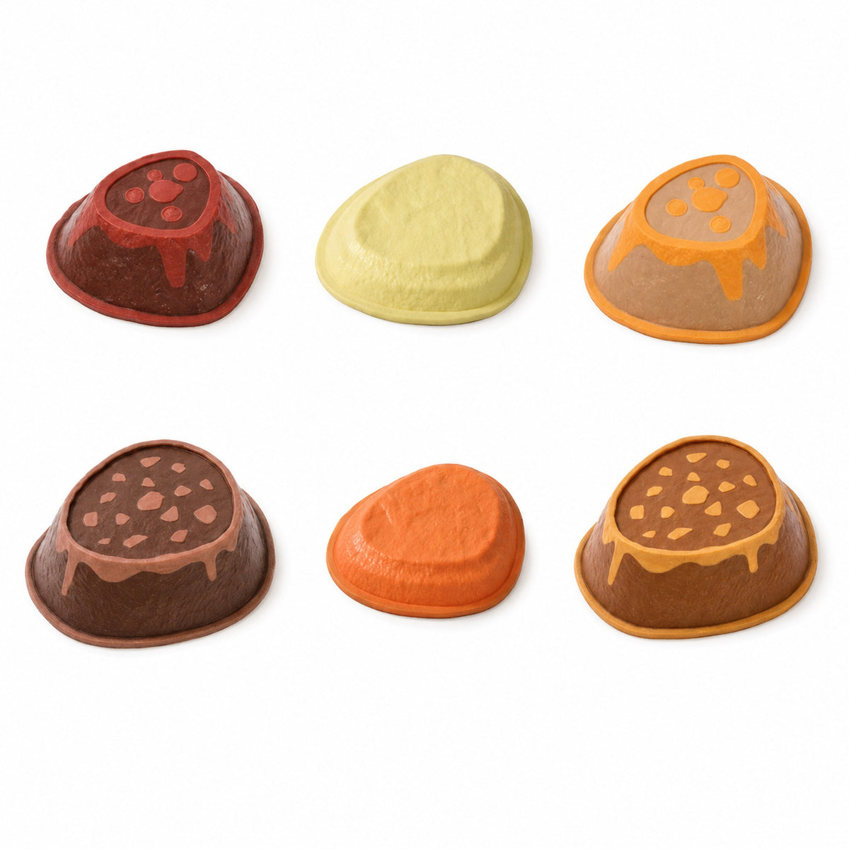 Volcano Stepping Stones – 6-Piece Balance Set for Kids