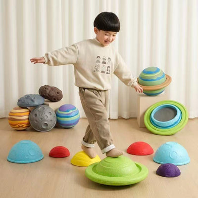 3-in-1 Balance Board & Stepping Stones for Kids | Maze Sensory Play Set